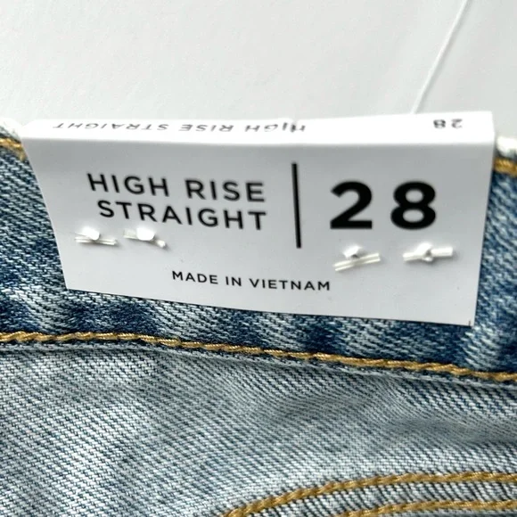 🌸NWT Women’s PacSun High Rise Straight Jeans. Size: 28 - Picture 11 of 16